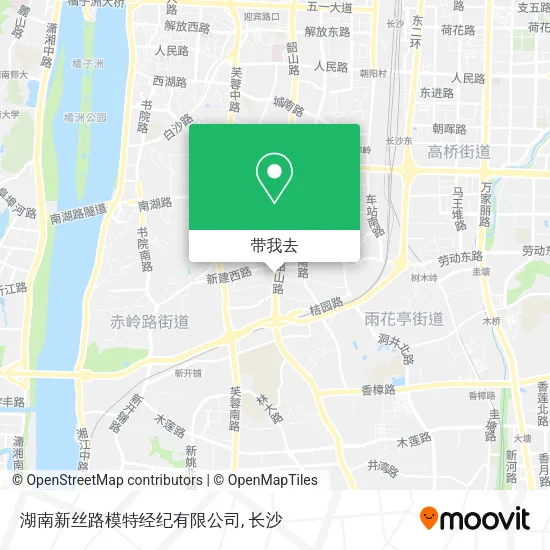 湖南新丝路模特经纪有限公司地图