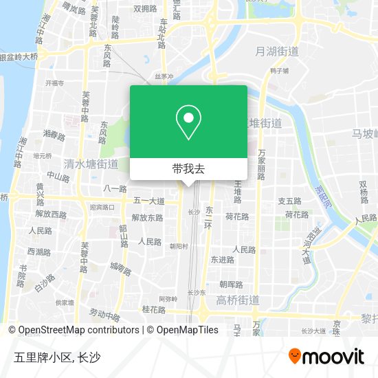 五里牌小区地图