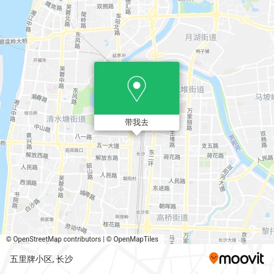五里牌小区地图
