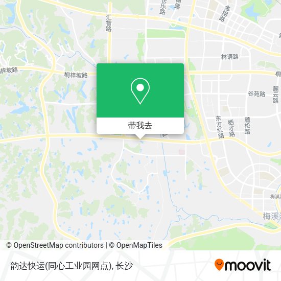 韵达快运(同心工业园网点)地图
