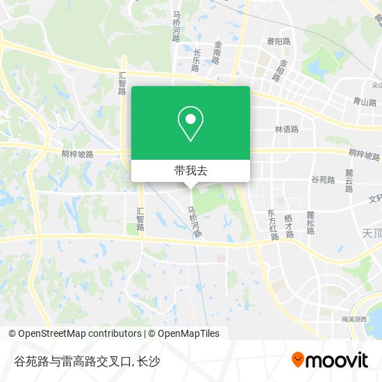 谷苑路与雷高路交叉口地图