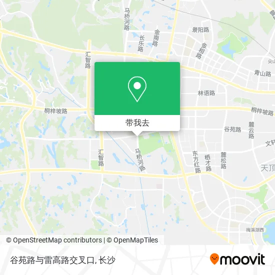 谷苑路与雷高路交叉口地图