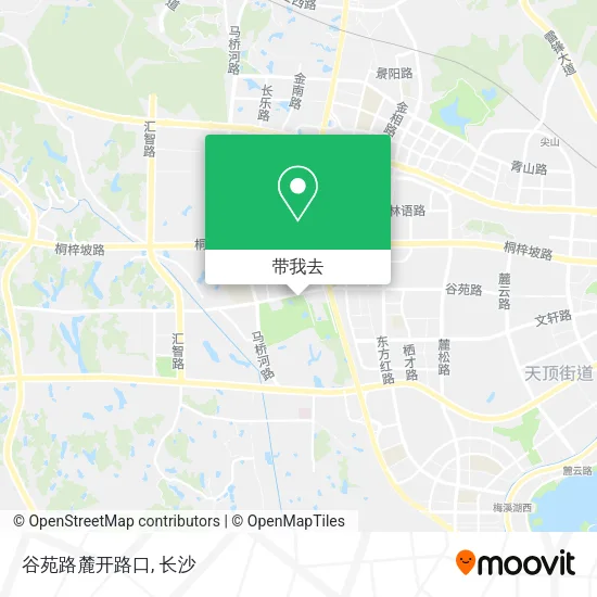 谷苑路麓开路口地图