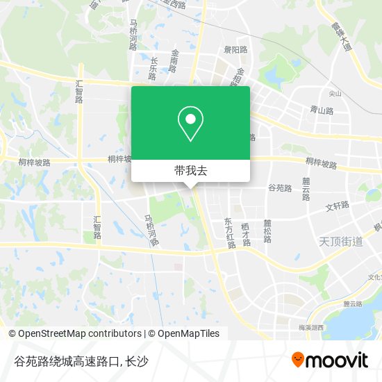 谷苑路绕城高速路口地图