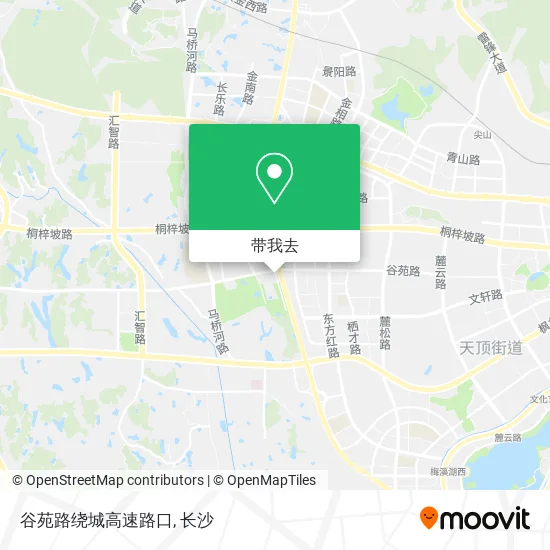 谷苑路绕城高速路口地图