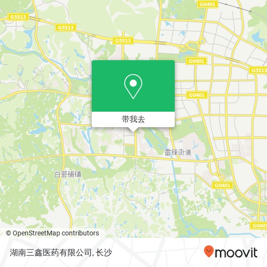 湖南三鑫医药有限公司地图