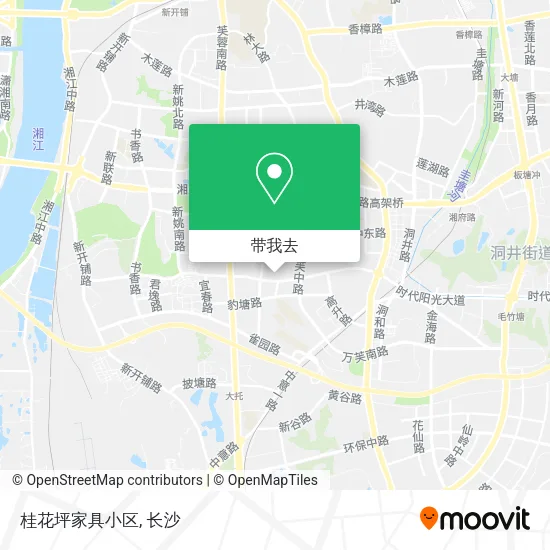 桂花坪家具小区地图