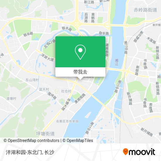 洋湖和园-东北门地图
