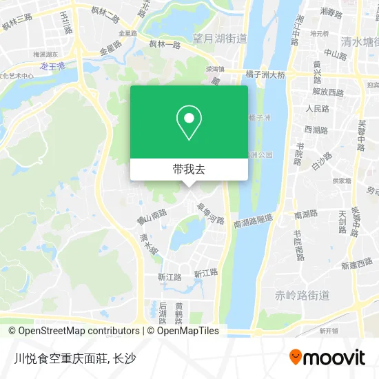 川悦食空重庆面莊地图