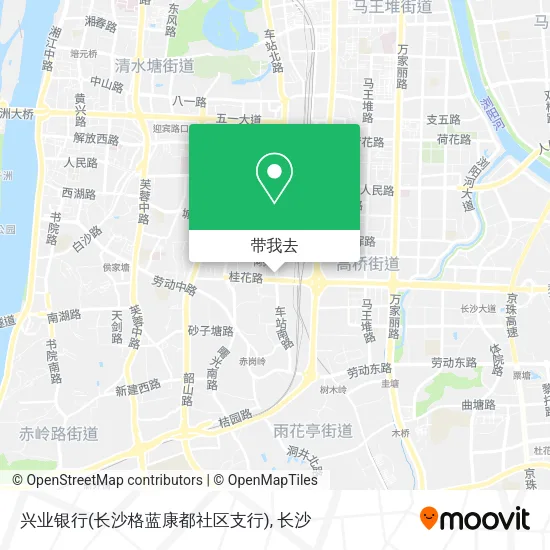 兴业银行(长沙格蓝康都社区支行)地图