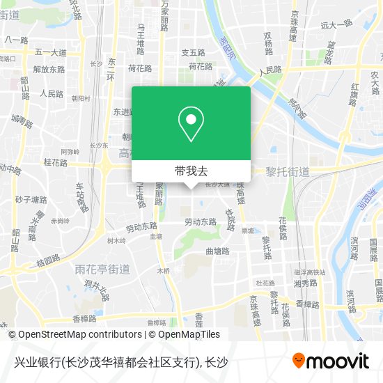 兴业银行(长沙茂华禧都会社区支行)地图