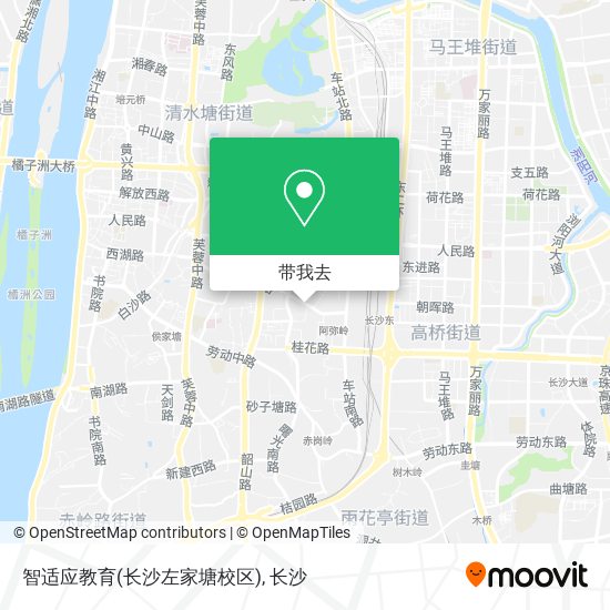 智适应教育(长沙左家塘校区)地图