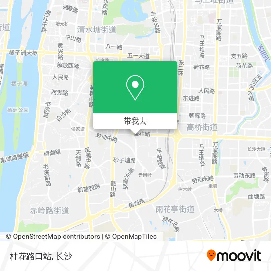 桂花路口站地图