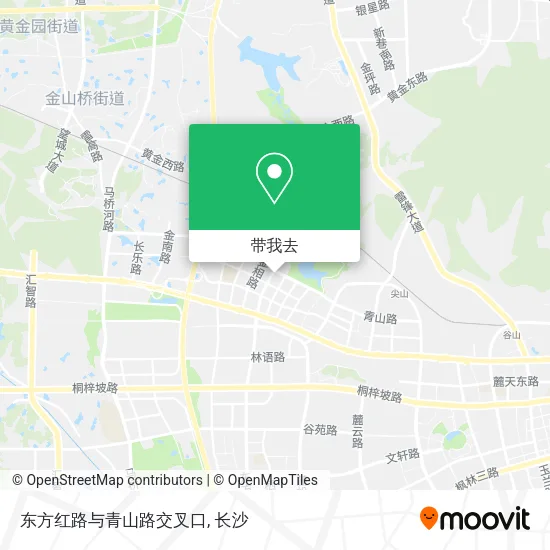 东方红路与青山路交叉口地图