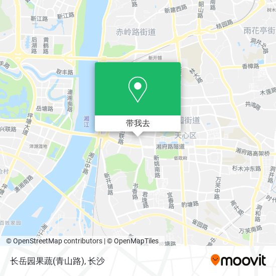 长岳园果蔬(青山路)地图