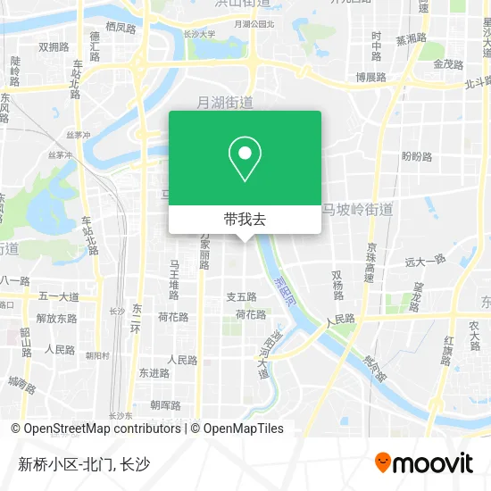 新桥小区-北门地图