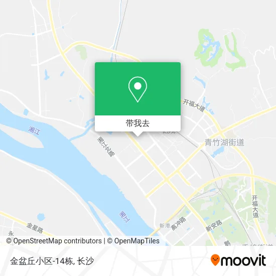 金盆丘小区-14栋地图