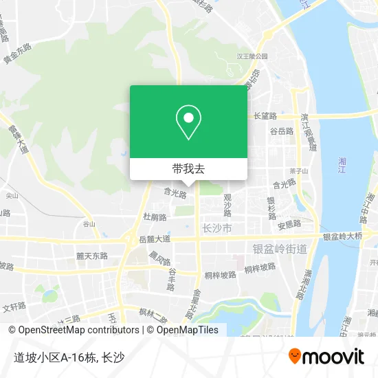 道坡小区A-16栋地图