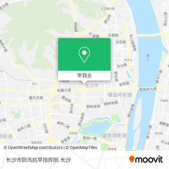 长沙市防汛抗旱指挥部地图