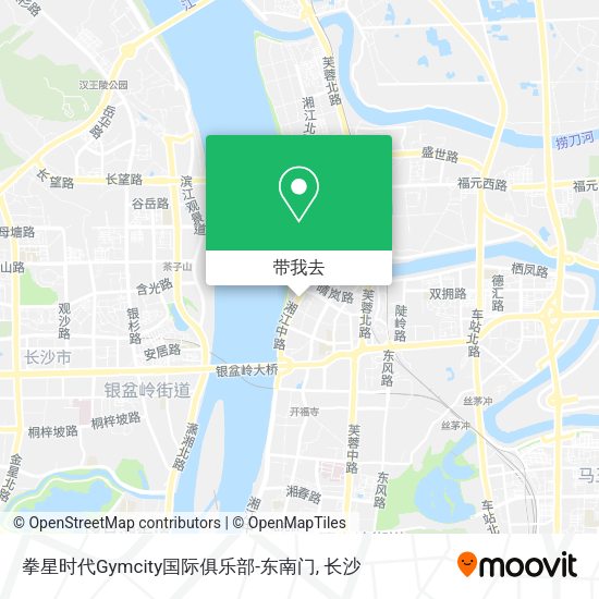 拳星时代Gymcity国际俱乐部-东南门地图