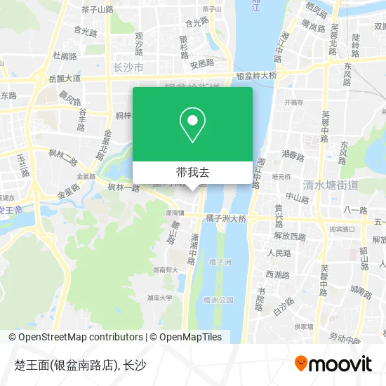 楚王面(银盆南路店)地图