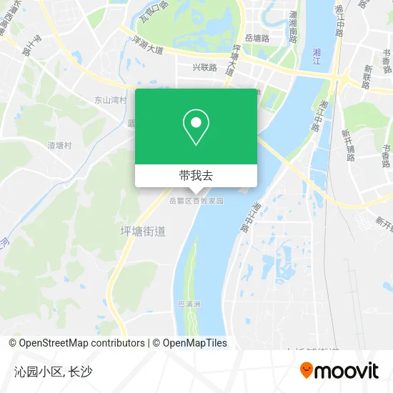 沁园小区地图