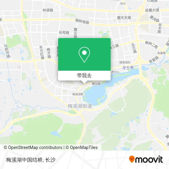 梅溪湖中国结桥地图