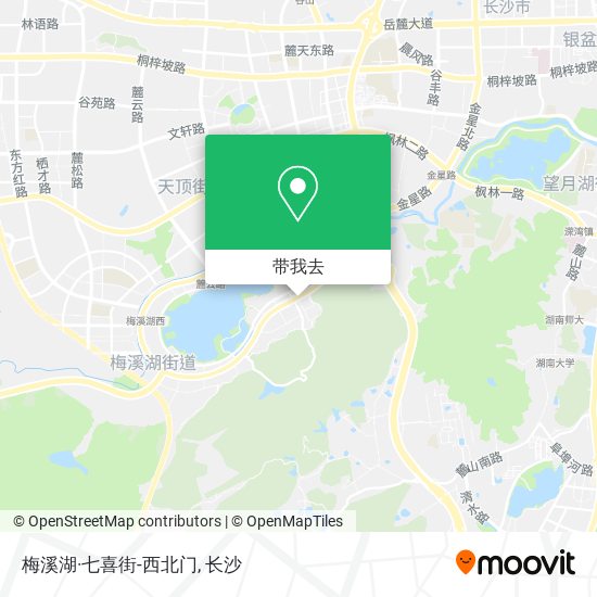 梅溪湖·七喜街-西北门地图