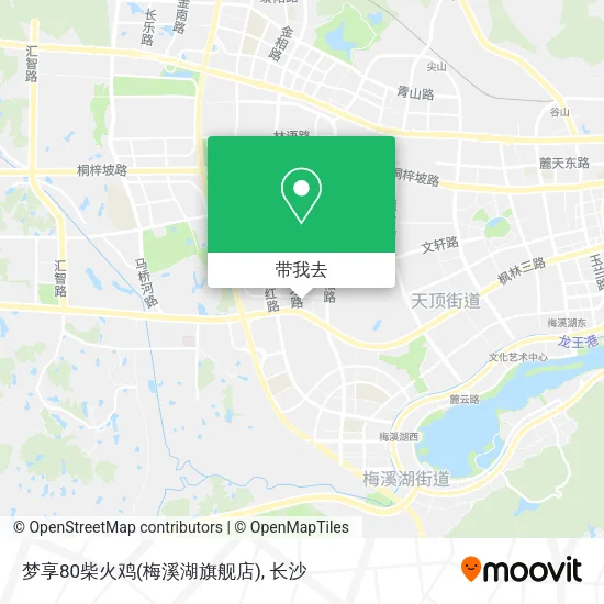 梦享80柴火鸡(梅溪湖旗舰店)地图