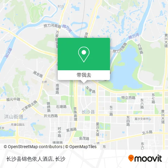 长沙县锦色依人酒店地图