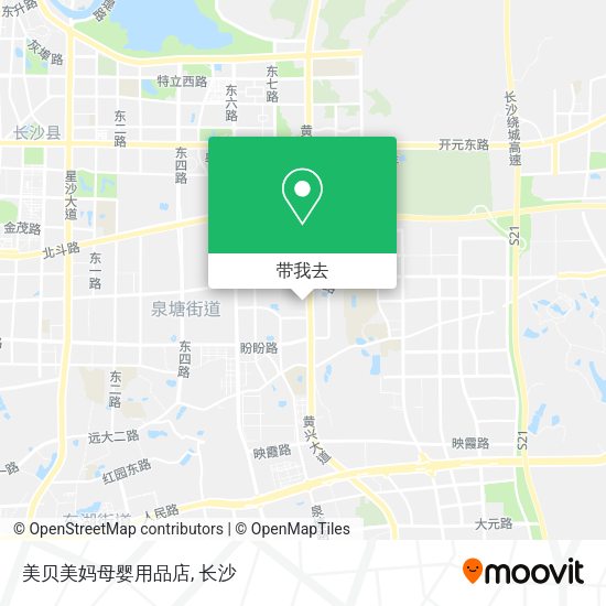 美贝美妈母婴用品店地图