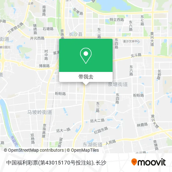中国福利彩票(第43015170号投注站)地图