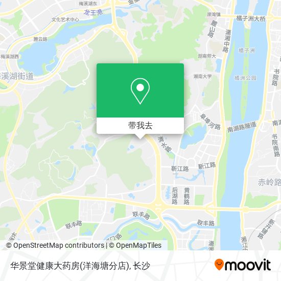 华景堂健康大药房(洋海塘分店)地图