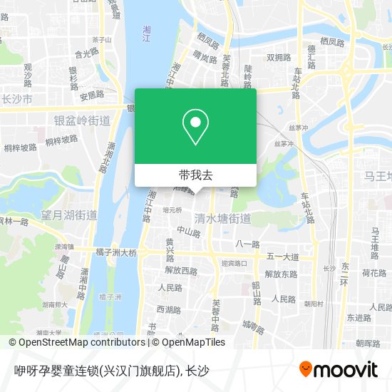 咿呀孕婴童连锁(兴汉门旗舰店)地图