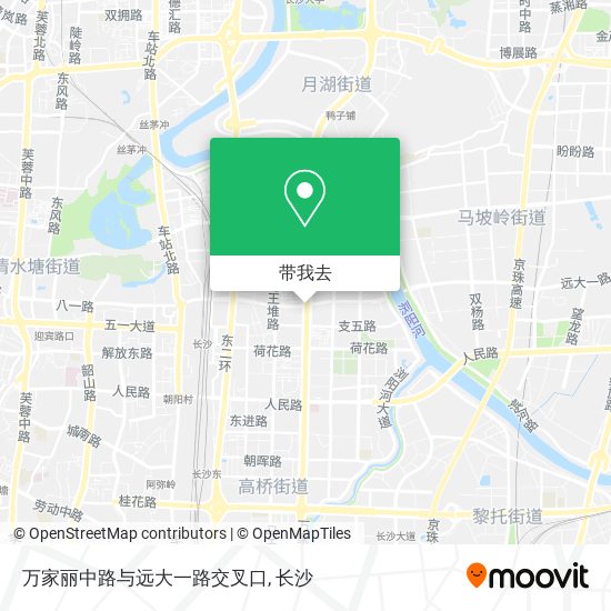万家丽中路与远大一路交叉口地图