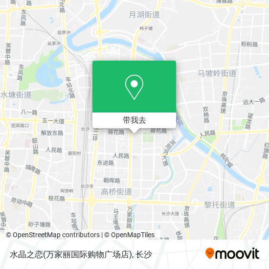 水晶之恋(万家丽国际购物广场店)地图