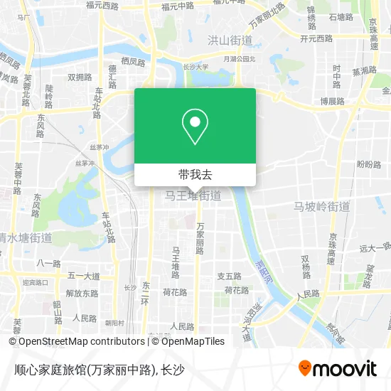 顺心家庭旅馆(万家丽中路)地图