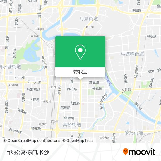百纳公寓-东门地图