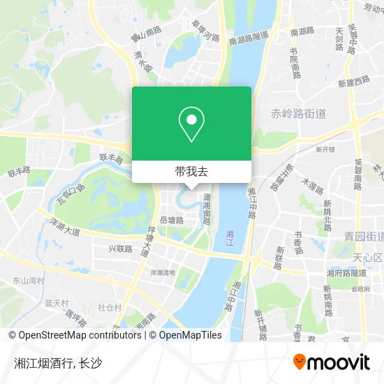 湘江烟酒行地图
