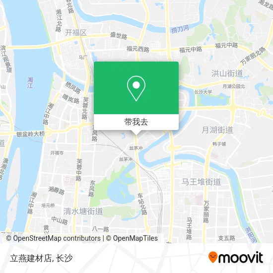 立燕建材店地图