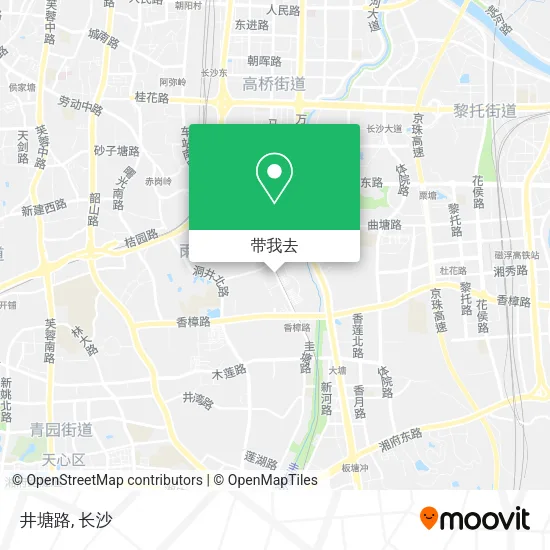 井塘路地图