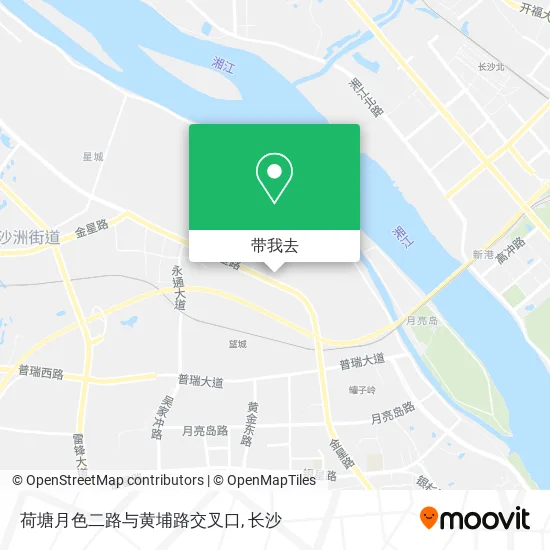 荷塘月色二路与黄埔路交叉口地图