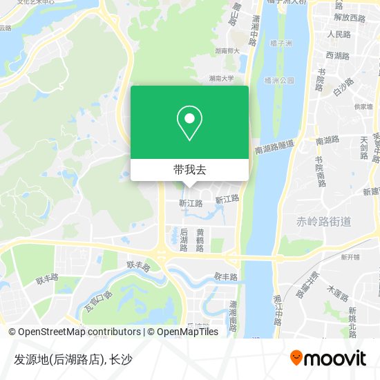 发源地(后湖路店)地图