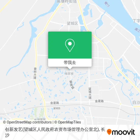 创新发艺(望城区人民政府农资市场管理办公室北)地图