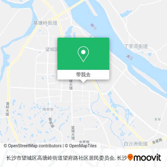 长沙市望城区高塘岭街道望府路社区居民委员会地图