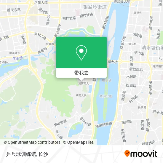 乒乓球训练馆地图