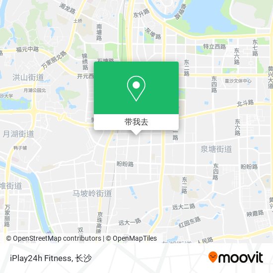 iPlay24h Fitness地图