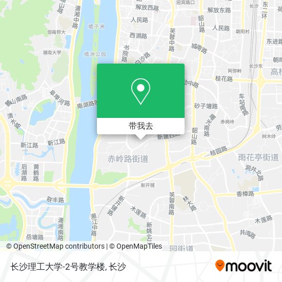 长沙理工大学-2号教学楼地图