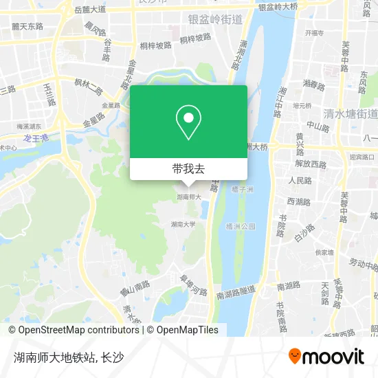 湖南师大地铁站地图