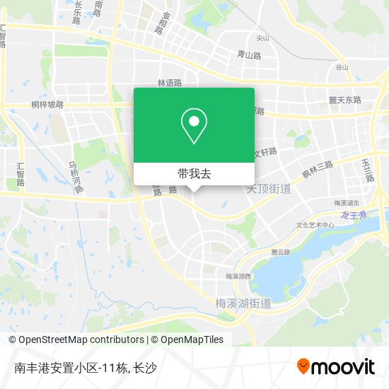 南丰港安置小区-11栋地图
